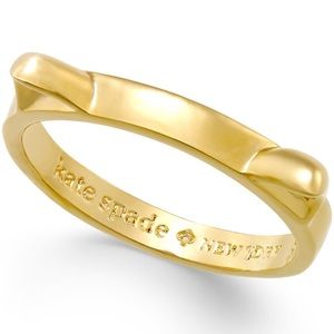 Kate Spade Out Of The Bag Cat Ears Gold Ring